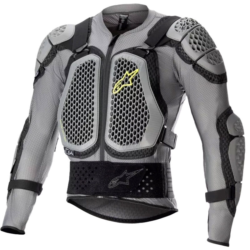 Chránič těla Alpinestars Bionic Action 2 černo-šedo-fluo žlutý