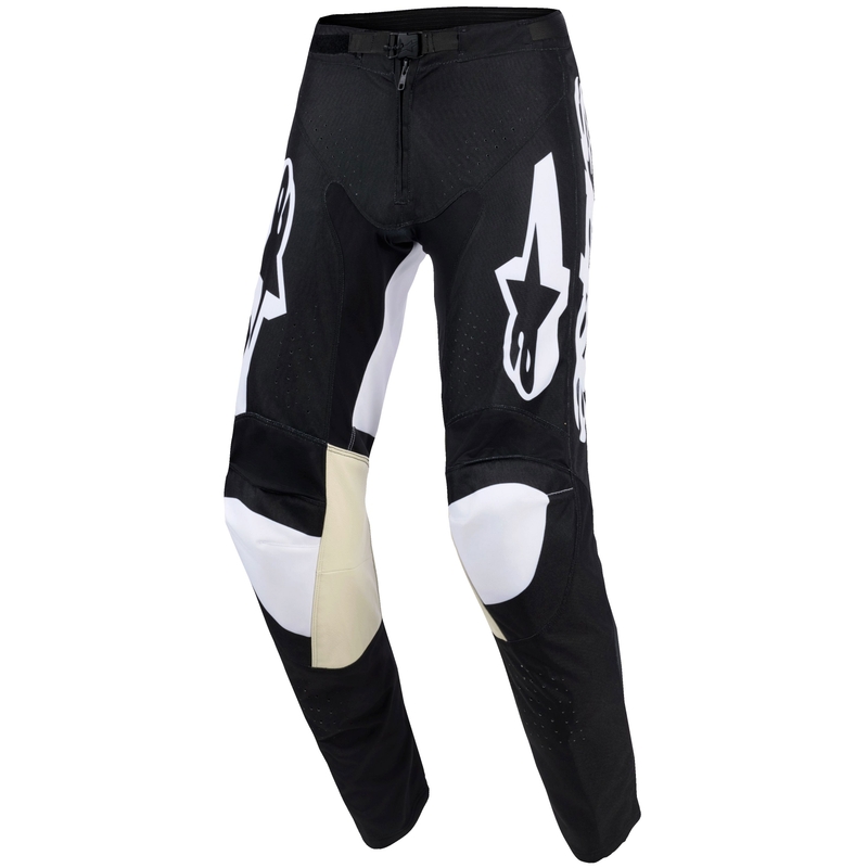 Motokrosové kalhoty Alpinestars Racer Air Riway černo-bílé
