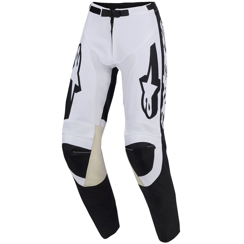 Motokrosové kalhoty Alpinestars Racer Riway bílo-černé