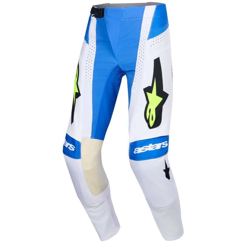 Motokrosové kalhoty Alpinestars Techstar Knif modro-černo-fluo žluté