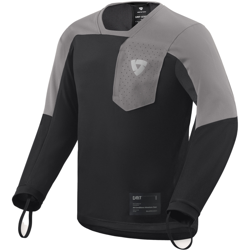 Motokrosový dres Revit Sierra 2 černo-šedý