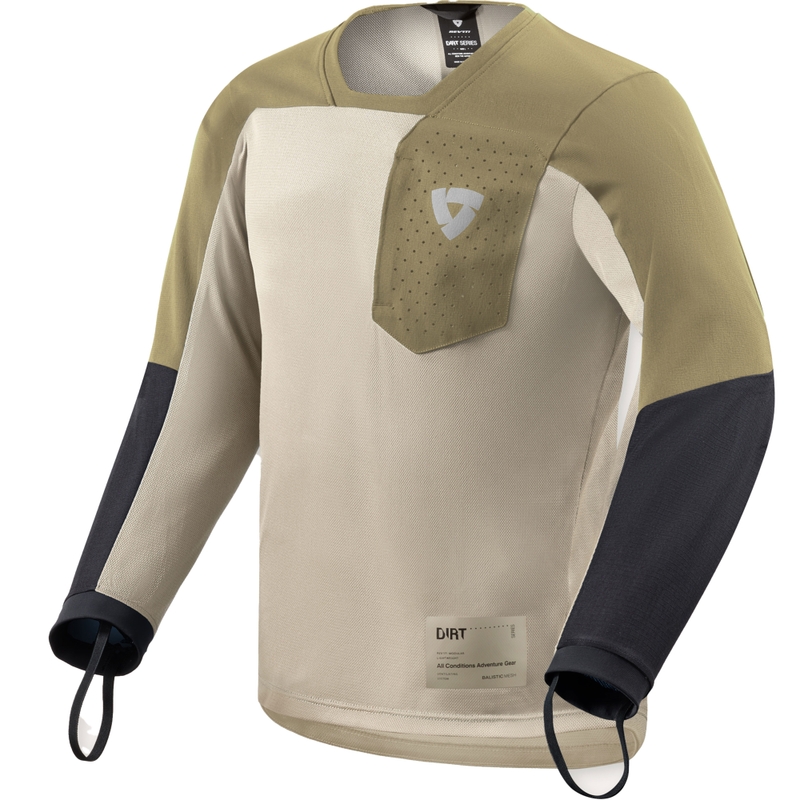 Motokrosový dres Revit Sierra 2 pískovo-zelený