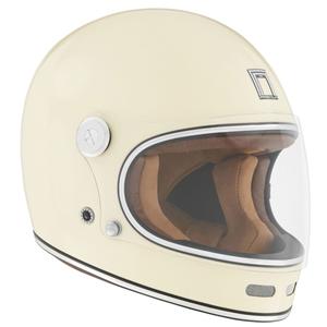 Integrální helma na motorku NOX PREMIUM Revenge krémová bílá