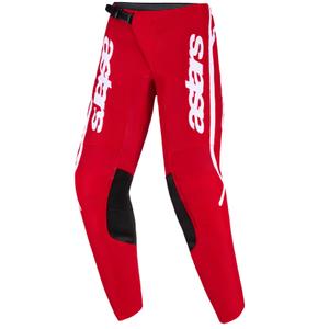 Dětské motokrosové kalhoty Alpinestars Fluid Apex červeno-bílé