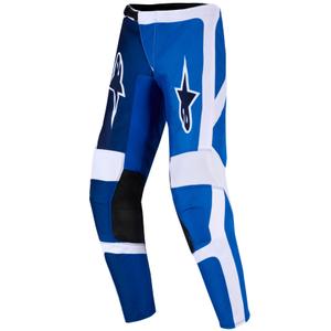 Dětské motokrosové kalhoty Alpinestars Fluid Portl modro-bílé