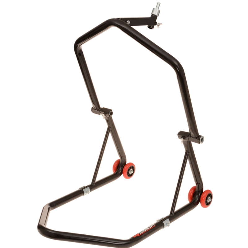 Stojan na motorku Q-TECH přední - do brýlí/zadní černý