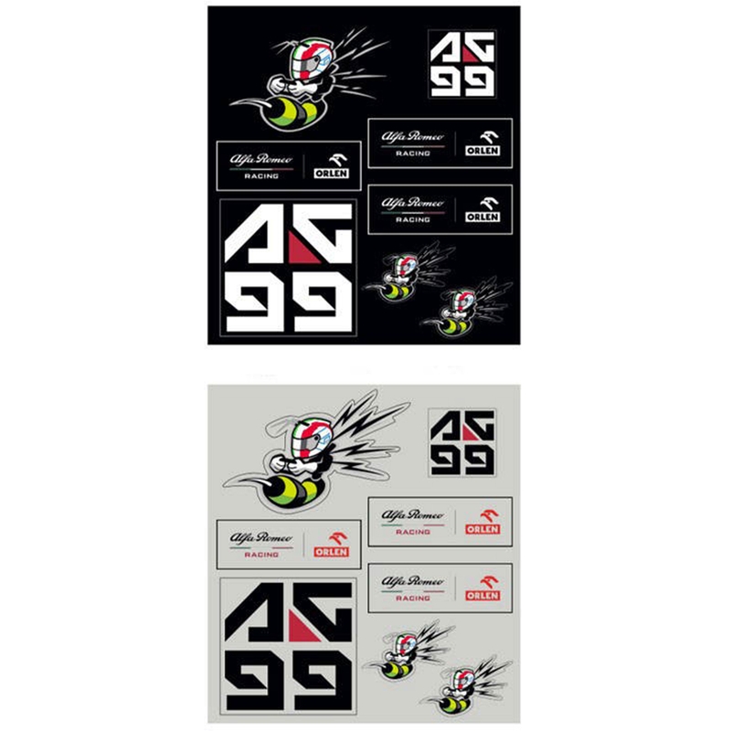 Sada nálepek Alfa Romeo Racing F1 Giovinazzi