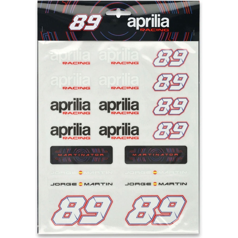 Sada nálepek Jorge Martin - Aprilia A4