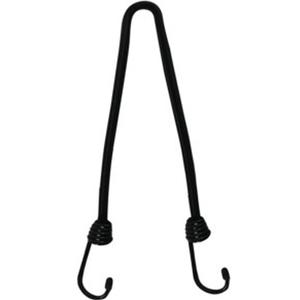 Popruh Oxford Pavouk 600/10 mm se zakončeními drátovými háky černý