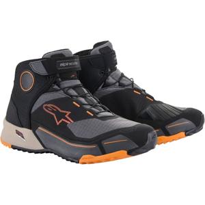 Boty na motorku Alpinestars CR-X Drystar černo-hnědo-oranžové