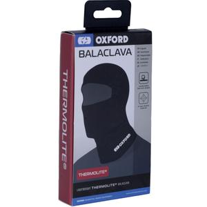 Kukla na motorku Oxford Balaclava Thermolite® černá