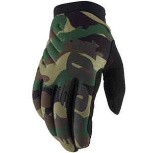 Motokrosové rukavice 100% - USA BRISKER černo-camo