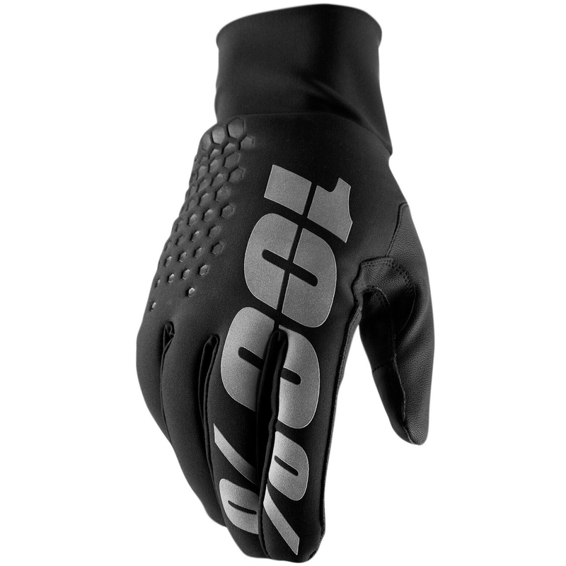 Motokrosové rukavice 100% HYDROMATIC BRISKER černé