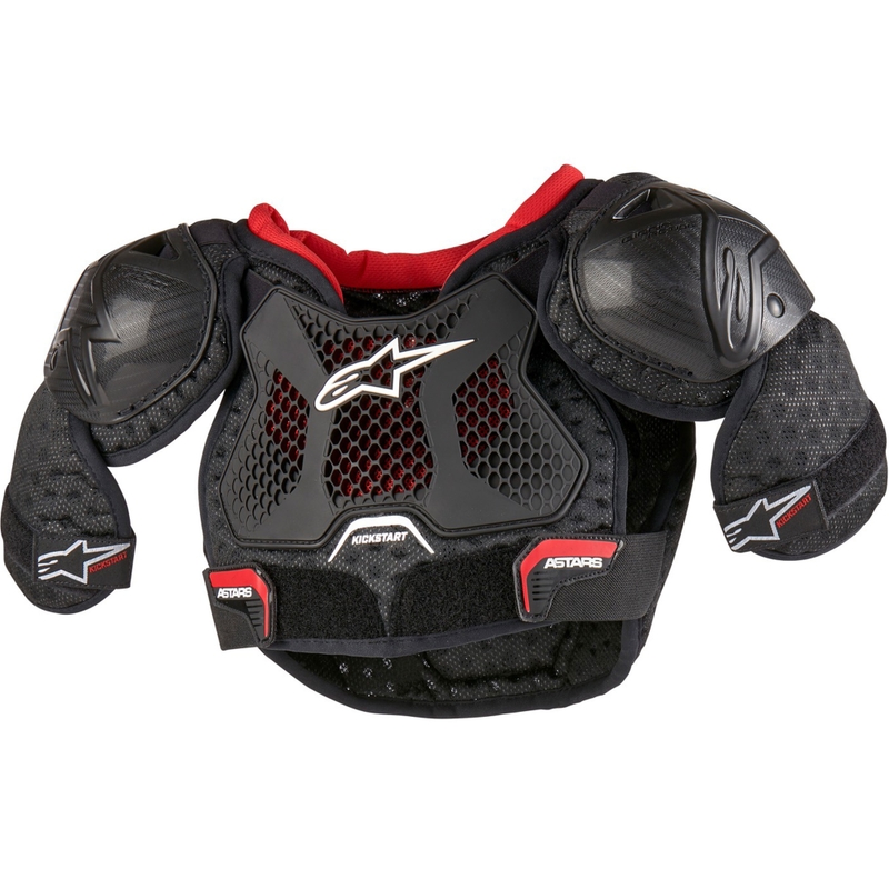 Dětský chránič těla Alpinestars Bionic Kickstart černo-červená