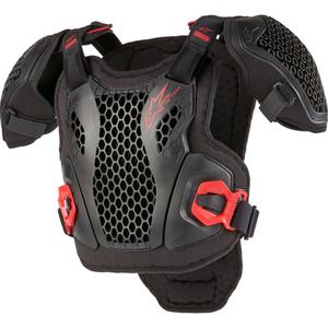 Dětský chránič těla Alpinestars Bionic Action Youth Chest černo-červený