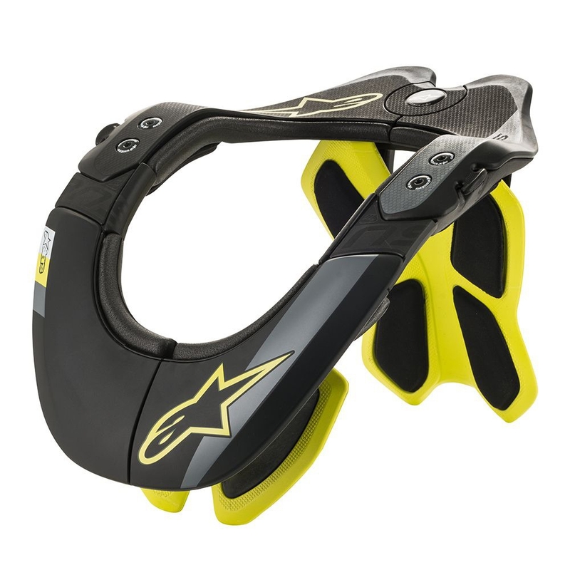 Chránič krční páteře Alpinestars BNS Tech-2 černo-žlutá fluo