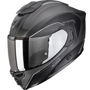 Integrální helma na motorku Scorpion EXO-1500 Carbon Air Mundi matná černo-stříbrná