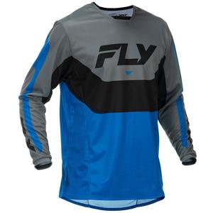 Motokrosový dres FLY Racing Kinetic USA modro-šedo-černý