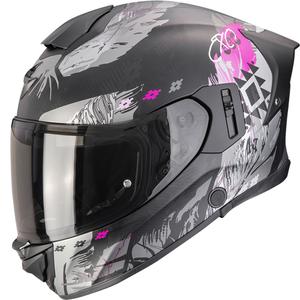 Integrální helma na motorku Scorpion EXO-530 Air Hadji matná černo-růžové