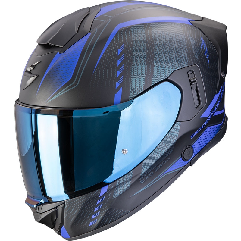 Integrální helma na motorku Scorpion EXO-530 Air Theras matná černo-modrá