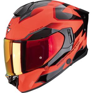 Integrální helma na motorku Scorpion EXO-530 Air Clip fluo červeno-černá