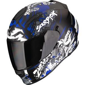 Integrální helma na motorku Scorpion EXO-491 Spector matná černo-modrá