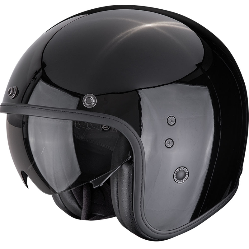 Otevřená helma na motorku Scorpion Belfast EVO Solid černá