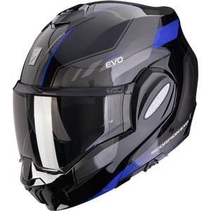 Překlápěcí helma na motorku Scorpion EXO-TECH EVO Socius černo-modrá