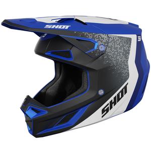Motokrosová přilba Shot Speed Hybrid matná modrá
