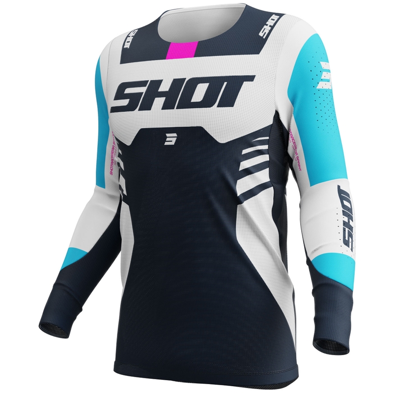 Motokrosový dres Shot Aerolite Sprint modrý