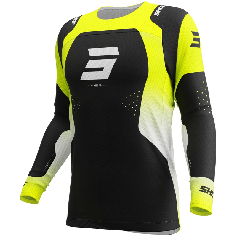 Motokrosový dres Shot Contact Ionyx fluo žlutý