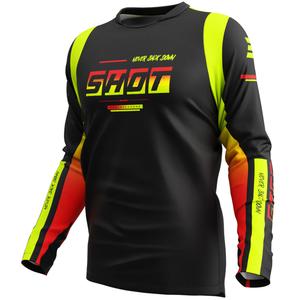 Motokrosový dres Shot Devo Block fluo žlutý