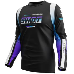 Motokrosový dres Shot Devo Block fialový