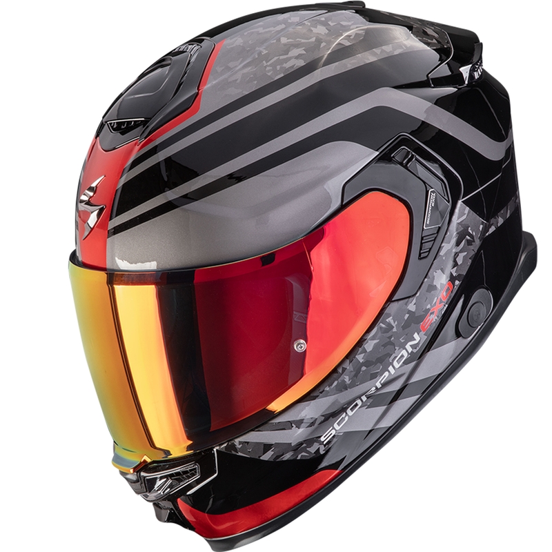 Integrální helma na motorku Scorpion EXO-GT SP Air Arten černo-červená