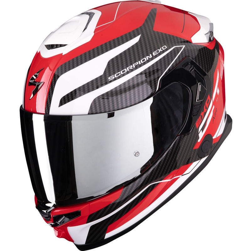 Integrální helma na motorku Scorpion EXO-GT SP Air Flex červeno-bílá