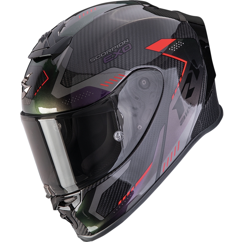 Integrální helma na motorku Scorpion EXO-R1 EVO II Carbon Air Propel černá chameleon
