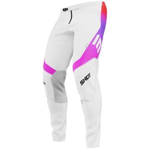 Motokrosové kalhoty Shot Contact Ionyx bílé