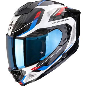Integrální helma na motorku Scorpion EXO-1500 Air Sleek bílo-červeno-modrá