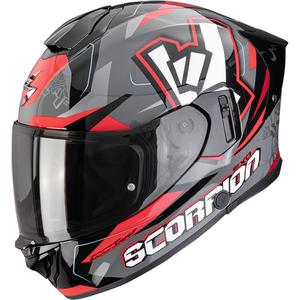 Integrální helma na motorku Scorpion EXO-530 Air Rok šedo-černo-červená