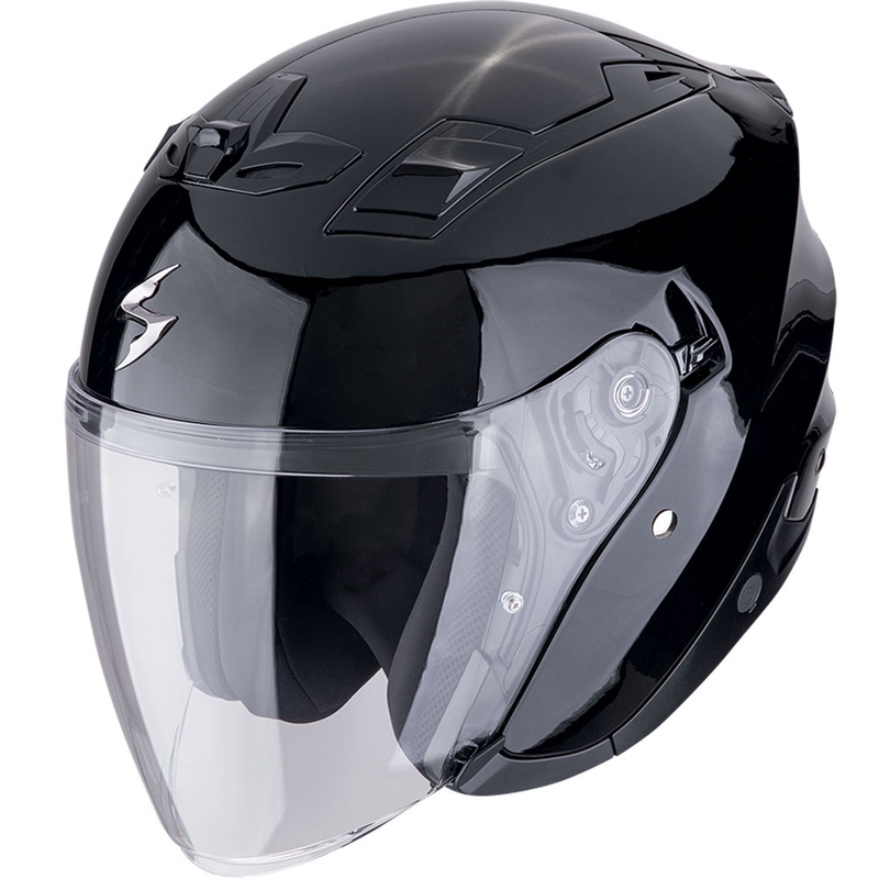 Otevřená helma na motorku Scorpion EXO-Z1 SOLID metalická černá