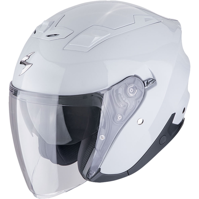 Otevřená helma na motorku Scorpion EXO-Z1 SOLID světle šedá