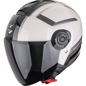 Otevřená helma na motorku Scorpion EXO-CITY II Cosmos krémovo-černá