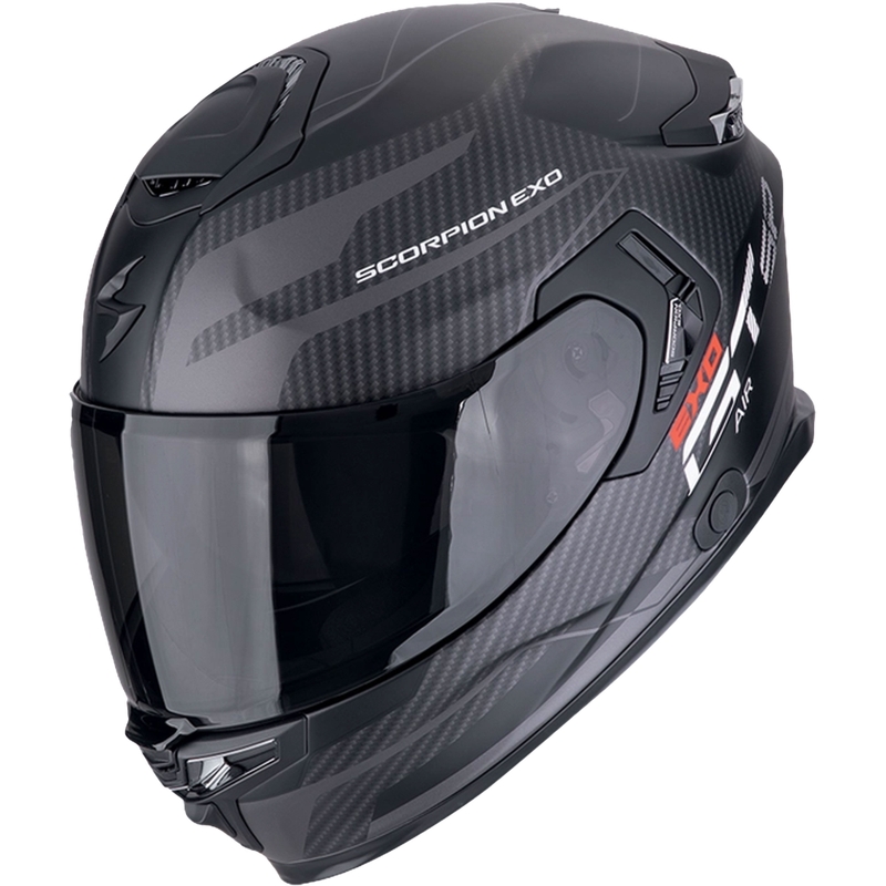 Integrální helma na motorku Scorpion EXO-GT SP AIR FLEX matná černo-stříbrná