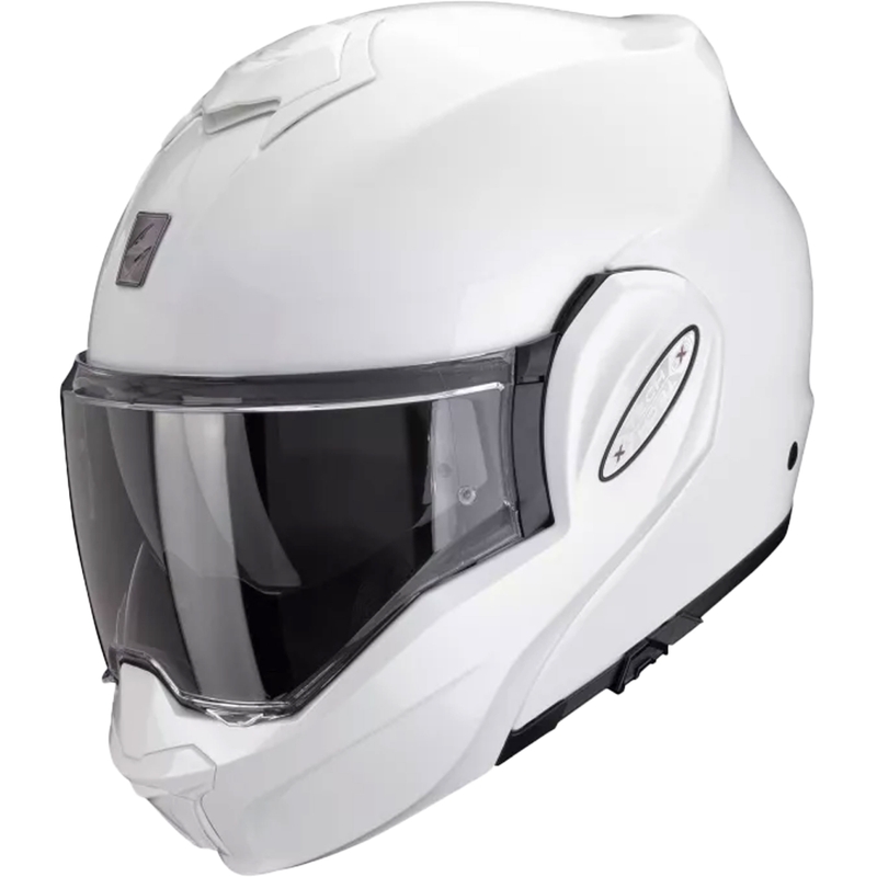 Překlápěcí přilba Scorpion EXO-TECH EVO PRO SOLID perleťově bílá