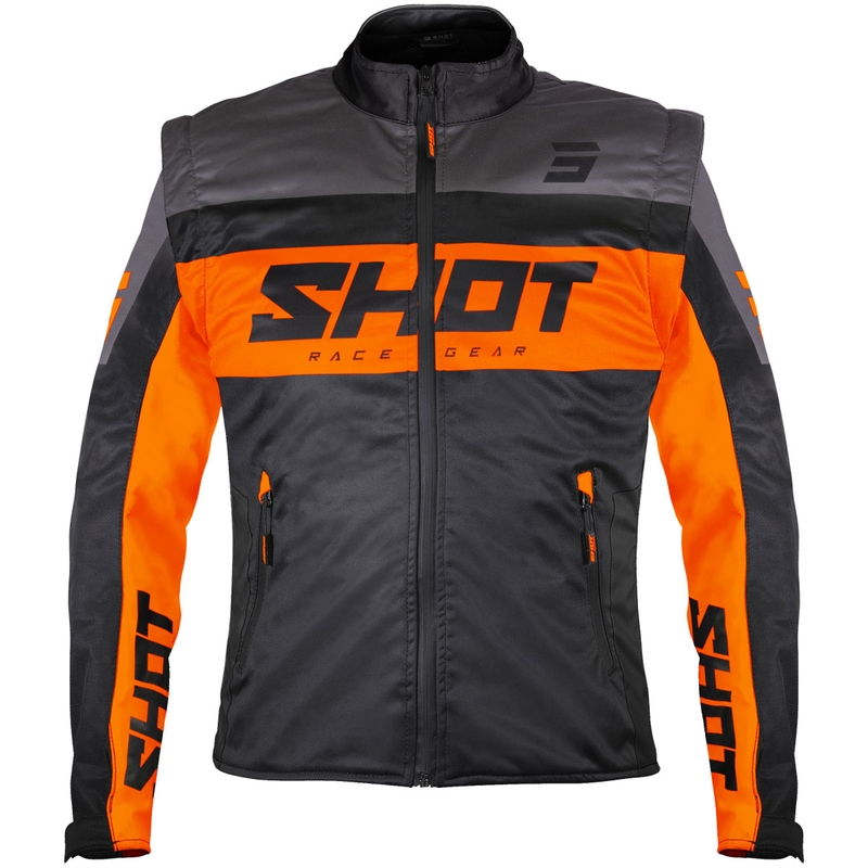 Softshellová bunda Shot Softshell Lite černo-oranžová