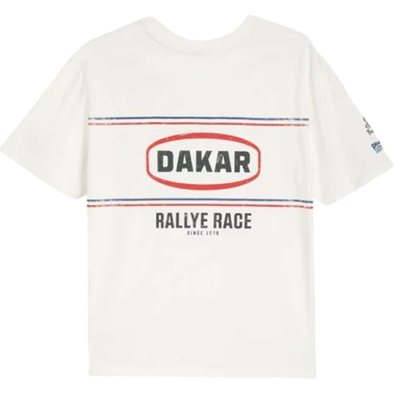 Tričko Dakar Vint OV bílé