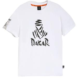 Tričko Dakar DES LOGO25 bílé