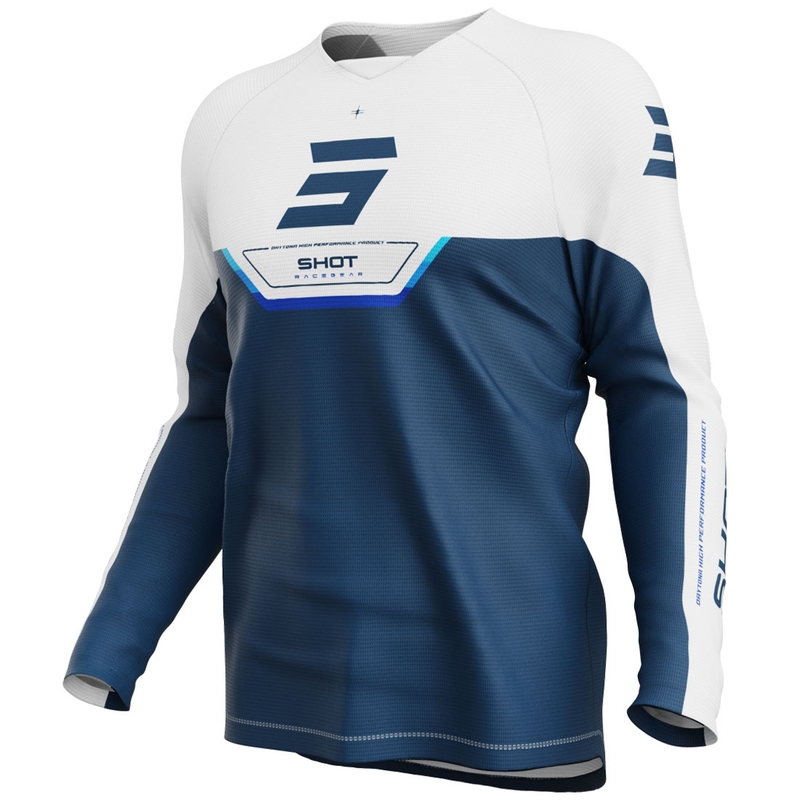 Dětský motokrosový dres Shot Draw Daytona modrý