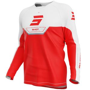 Dětský motokrosový dres Shot Draw Daytona červený