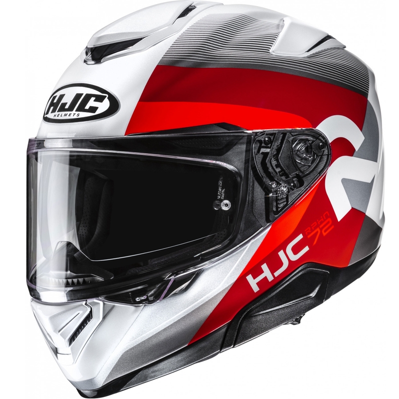 Integrální helma na motorku HJC RPHA 72 Phyta MC1 šedo-bílo-červená